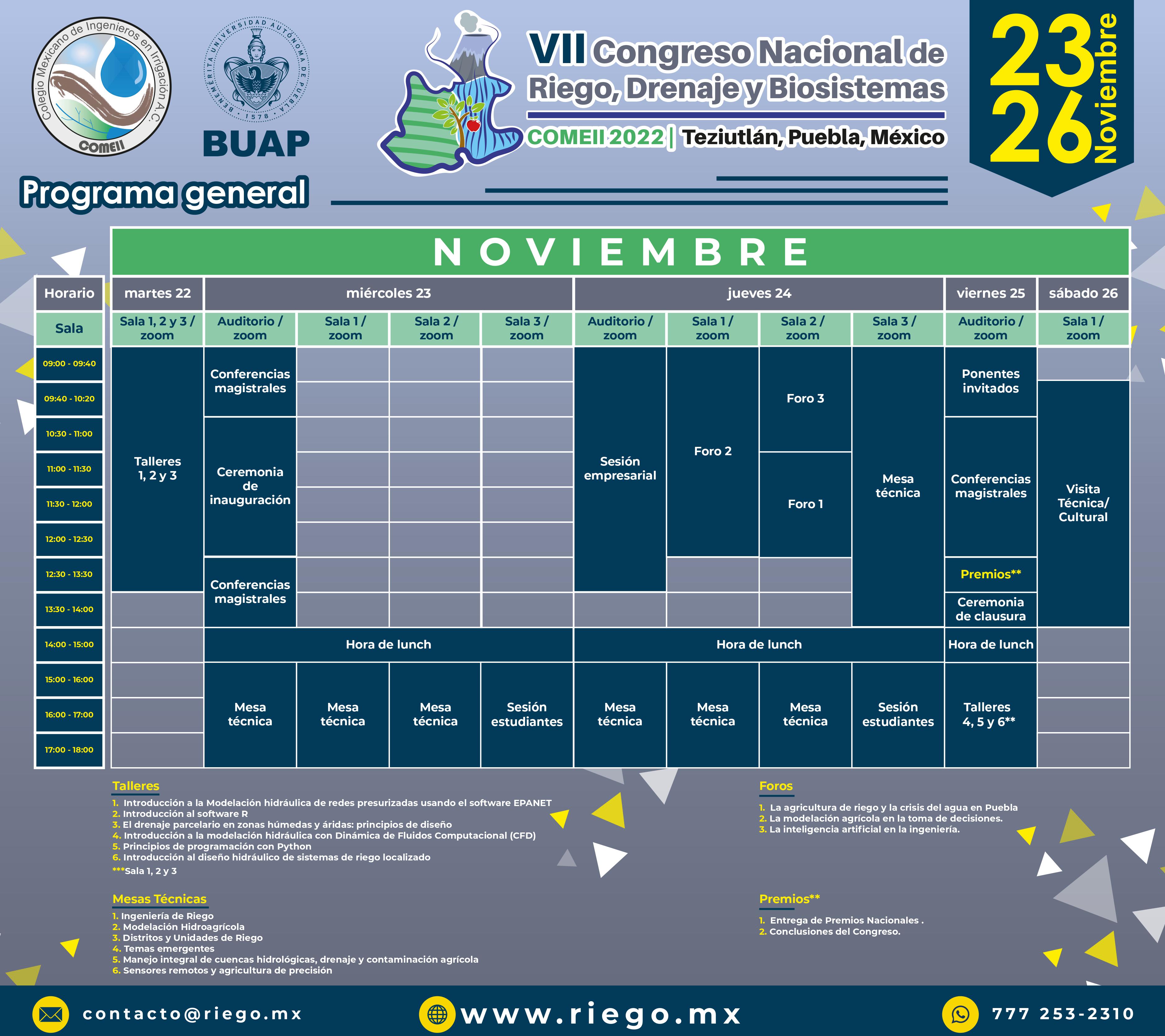 Programa del congreso